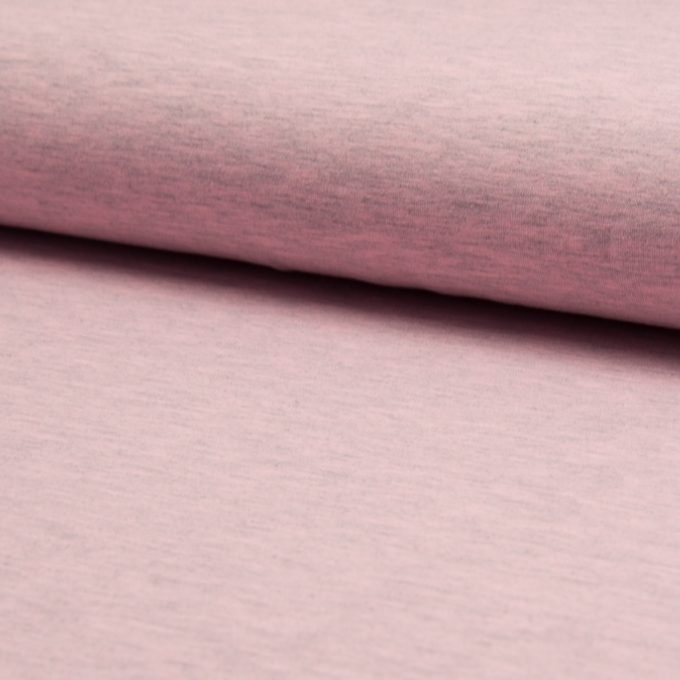 Melange Jersey BW/PE Mix, rosa