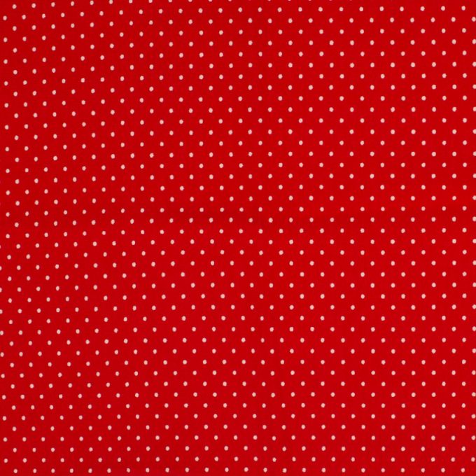 BW Jersey - Dots rot/weiß