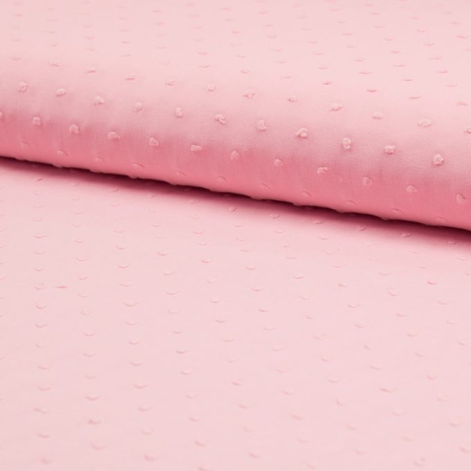 Baumwolle, Pünktchen ton in ton, zauberhaft, rosa