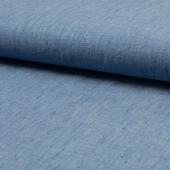 Leinen ! Der Klassiker in Farbe jeans meliert