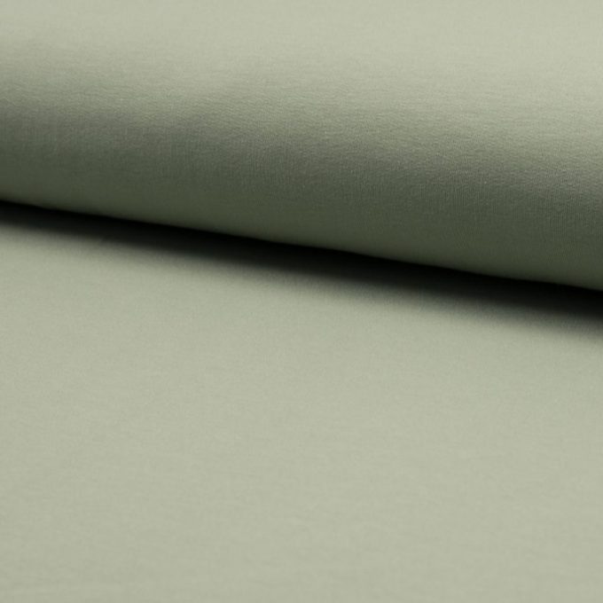 BW-Sommersweat, uni staubiges grün