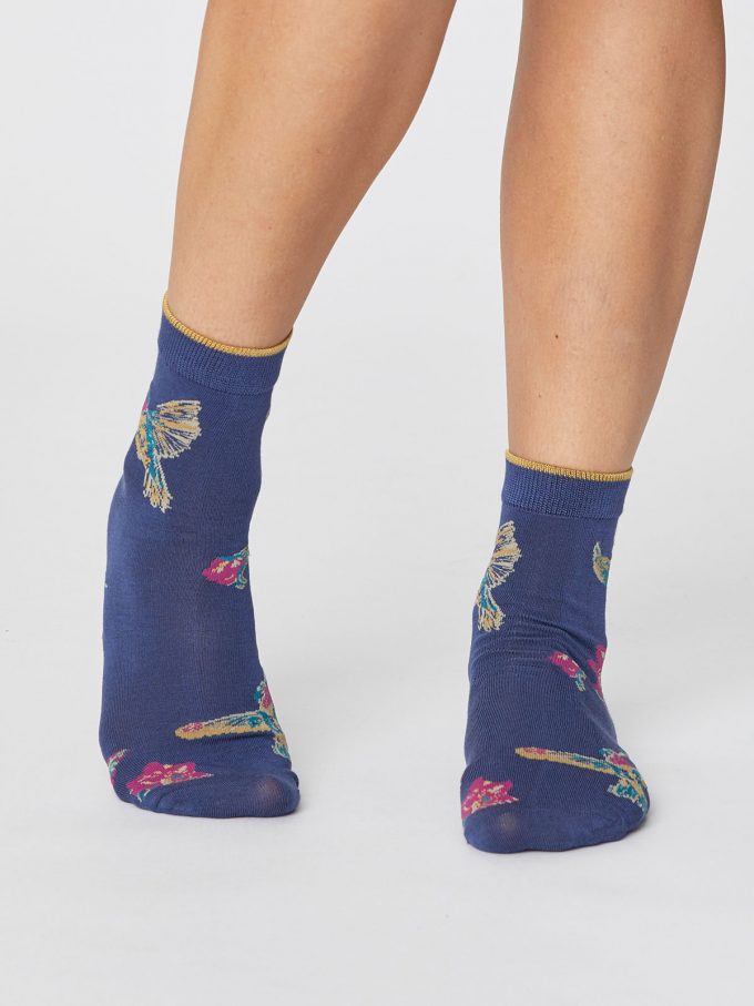 thought - Birdy Summer Socks, ocean blue – Bild 2