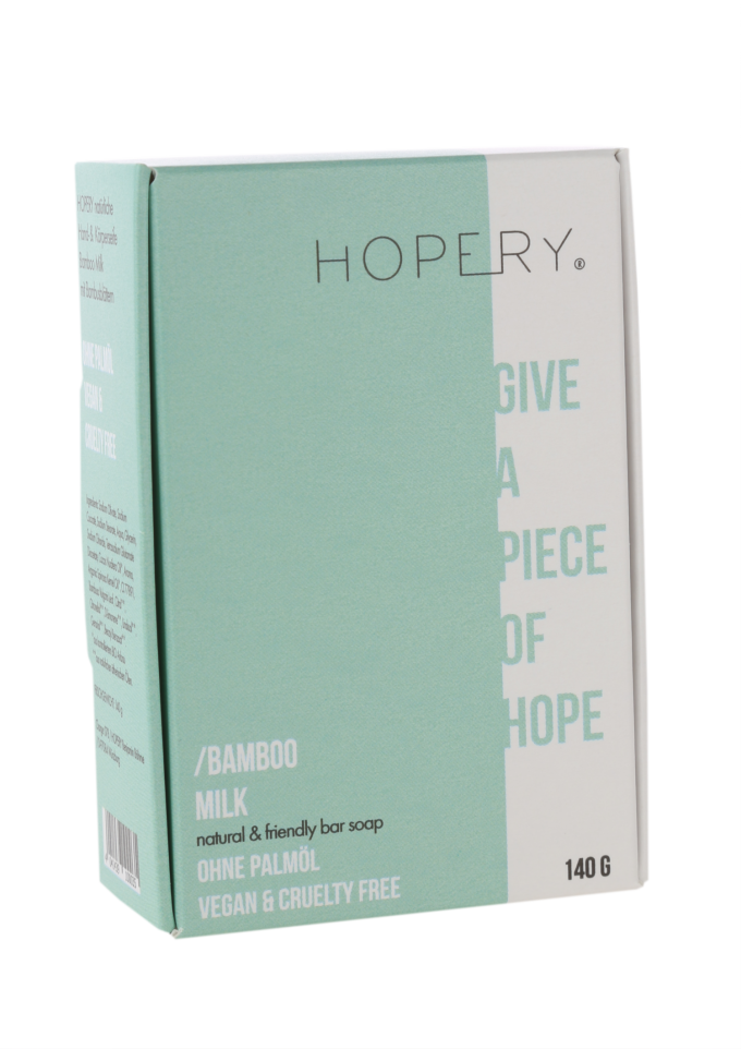 HOPERY - /Bamboo milk - natural & friendly Seife 140g – Bild 3