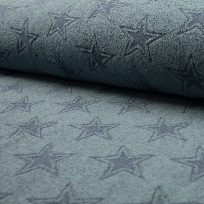 Kuschelstoff für Wohlfühlkleidung & Decken, steingrün