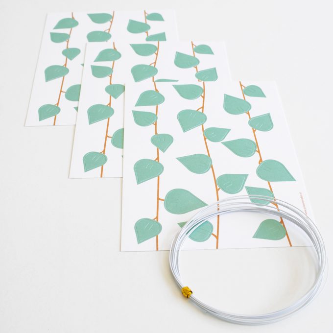 Jurianne Matter - twig leaves - Kranz/Girlande, mint – Bild 4