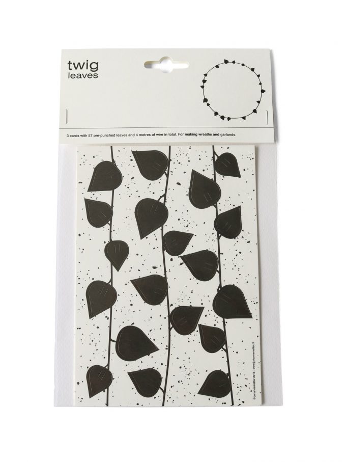 Jurianne Matter - twig leaves - Kranz/Girlande, schwarz – Bild 4