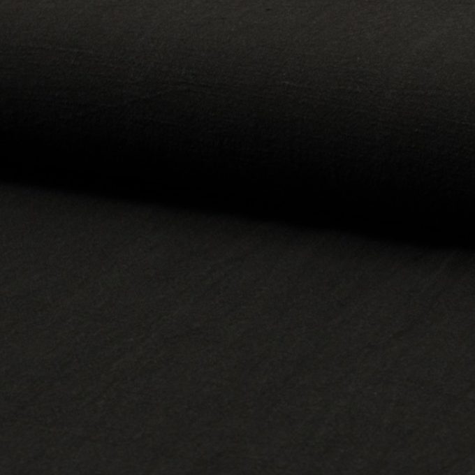 Leinen ! stonewashed, schwarz