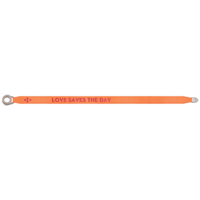 sorbet island - "LOVE SAVE THE DAY" Armband Satin