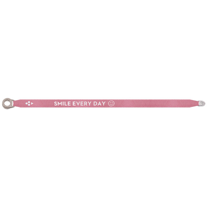 sorbet island - "SMILE EVERY DAY" Armband Satin