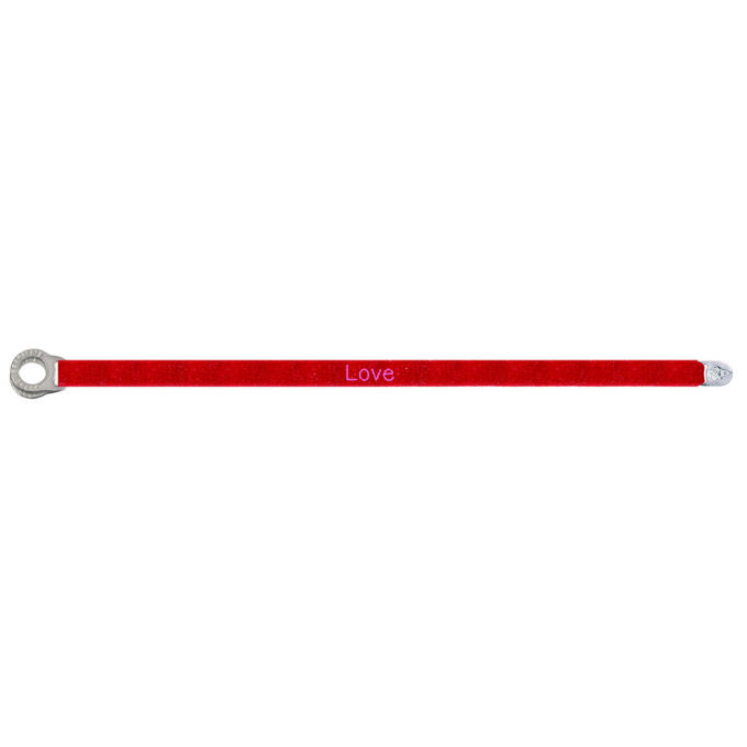 sorbet island - "LOVE" Armband Samt