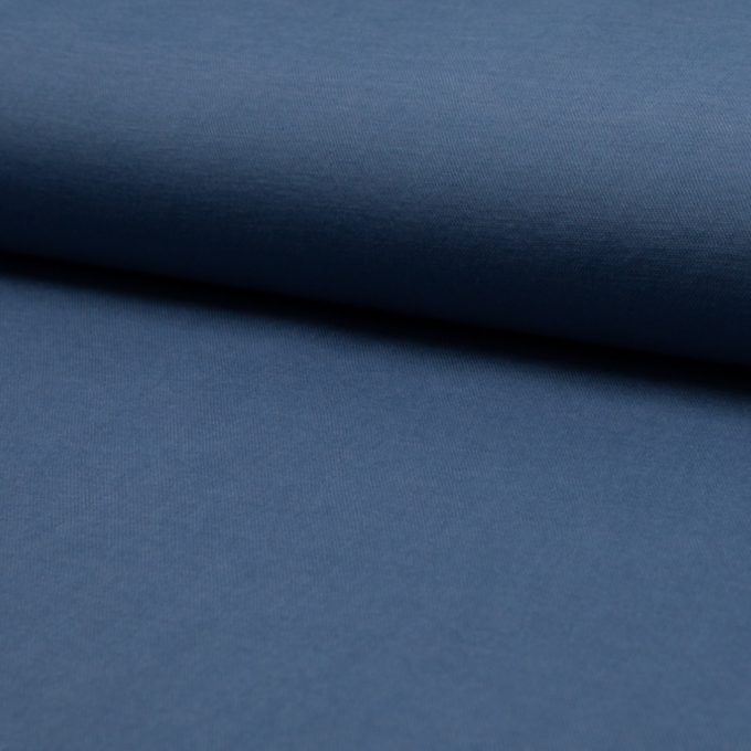 Viscosejersey, jeansblau