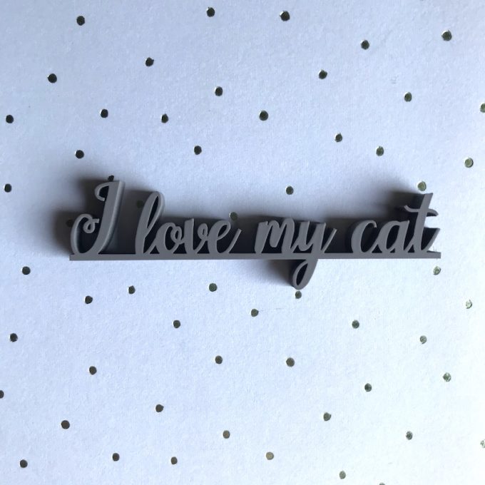 NO GALLERY - I LOVE MY CAT – Bild 3