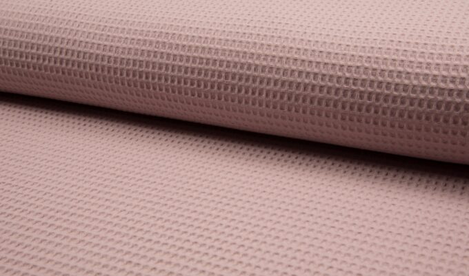 Waffel, der Trendstoff! dusty pink