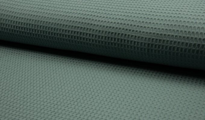 Waffel, der Trendstoff! dusty green