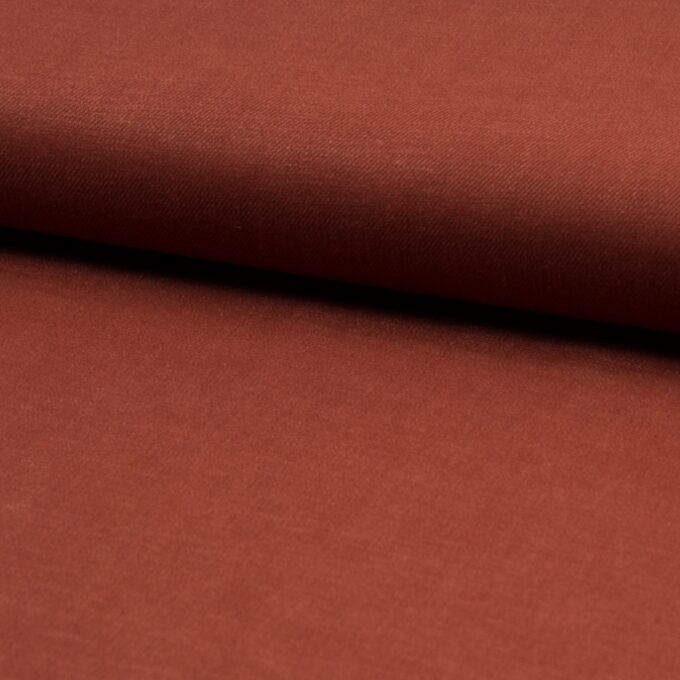 Viscose/Leinenmischung in der Trendfarbe: rost!