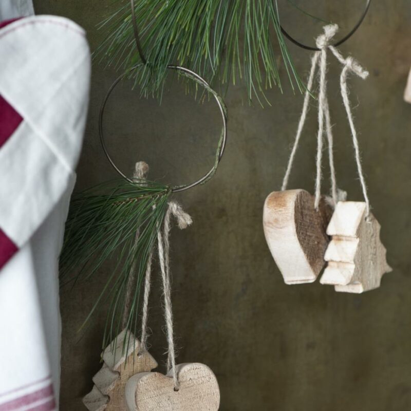 IB Laursen - Holzherz mit Juteschnur – Bild 2